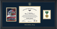 United States Army certificate frame - Photo, Certificate & Medal Frame (Navy) in Obsidian