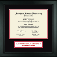 Southern Illinois University at Edwardsville diploma frame - Lasting Memories Banner Diploma Frame in Arena