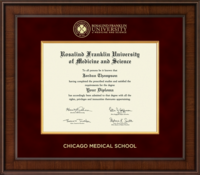 Rosalind Franklin University of Medicine and Science diploma frame - Presidential Diploma Frame in Madison