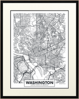 Poster Frames poster frame - 18'x24' Poster Frame - Double Mat in Slate