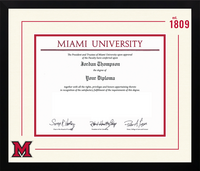 Miami University diploma frame - Icon Founders Edition Diploma Frame in Gotham