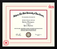 Rutgers University diploma frame - Icon Founders Edition Diploma Frame in Gotham