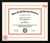 Rutgers University diploma frame - Icon Founders Edition Diploma Frame in Gotham