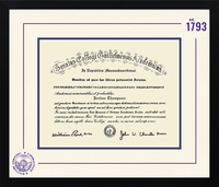 Williams College diploma frame - Icon Founders Edition Diploma Frame in Gotham