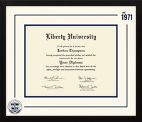 Liberty University diploma frame - Icon Founders Edition Diploma Frame in Gotham