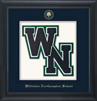 The Williston Northampton School varsity letter frame - Varsity Letter Frame in Obsidian