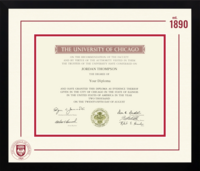University of Chicago diploma frame - Icon Founders Edition Diploma Frame in Gotham