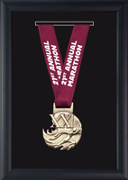 Graduation Gifts frame - Marathon Medal Frame in Obsidian