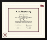 Elon University diploma frame - Icon Founders Edition Diploma Frame in Gotham