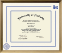 University of Kentucky diploma frame - Icon Founders Edition Diploma Frame in Gold Rush
