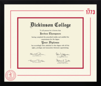 Dickinson College diploma frame - Icon Founders Edition Diploma Frame in Gotham