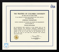 Columbia University diploma frame - Icon Founders Edition Diploma Frame in Gotham