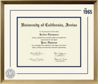 University of California Irvine diploma frame - Icon Founders Edition Diploma Frame in Gold Rush