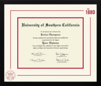 University of Southern California diploma frame - Icon Founders Edition Diploma Frame in Gotham