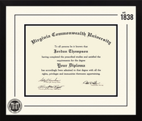 Virginia Commonwealth University diploma frame - Icon Founders Edition Diploma Frame in Gotham