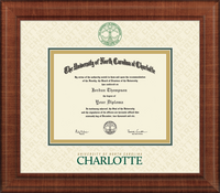 The University of North Carolina at Charlotte diploma frame - Dimensions Plus Diploma Frame in Prescott