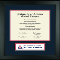 The University of Arizona Global Campus diploma frame - Lasting Memories Banner Diploma Frame in Arena