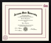 Arizona State University diploma frame - Icon Founders Edition Diploma Frame in Gotham
