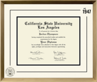 California State University Los Angeles diploma frame - Icon Founders Edition Diploma Frame in Gold Rush