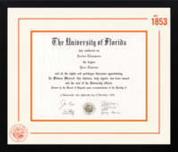 University of Florida diploma frame - Icon Founders Edition Diploma Frame in Gotham