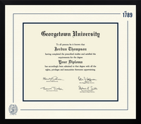 Georgetown University diploma frame - Icon Founder Edition Diploma Frame in Gotham
