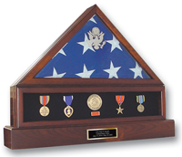 Military Award Frames Flag Case - Presidential Flag Case