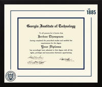 Georgia Institute of Technology diploma frame - Icon Founders Edition Diploma Frame in Gotham