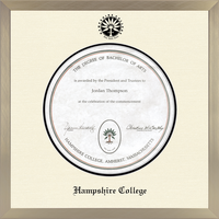 Hampshire College diploma frame - Icon Diploma Frame in Light Champagne
