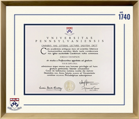 University of Pennsylvania diploma frame - Icon Founders Edition Diploma Frame in Gold Rush