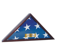 United States Coast Guard Flag Case - Memorial Honors Flag Case