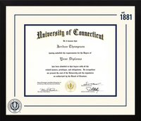University of Connecticut diploma frame - Icon Founders Edition Diploma Frame in Gotham