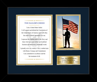 United States Navy photo frame - The Sailor's Creed & Photo Frame in Metro