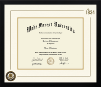 Wake Forest University diploma frame - Icon Founders Edition Diploma Frame in Gotham