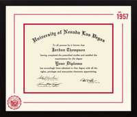 University of Nevada Las Vegas diploma frame - Icon Founders Edition Diploma Frame in Gotham