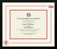 Carnegie Mellon University diploma frame - Icon Founders Edition Diploma Frame in Gotham