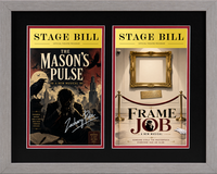 Broadway Playbills Frames Theater Bill frame - Double Theater Bill Frame in Drift Gray