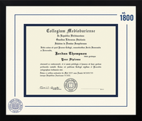 Middlebury College diploma frame - Icon Founders Edition Diploma Frame in Gotham