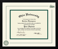 Ohio University diploma frame - Icon Founders Edition Diploma Frame in Gotham