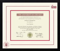 University of Chicago diploma frame - Icon Founders Edition Diploma Frame in Gotham