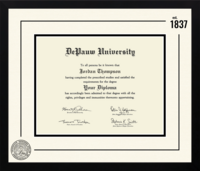 DePauw University diploma frame - Icon Founders Edition Diploma Frame in Gotham