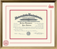 Boston University diploma frame - Icon Founders Edition Diploma Frame in Gold Rush