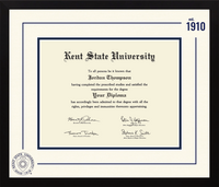 Kent State University diploma frame - Icon Founders Edition Diploma Frame in Gotham
