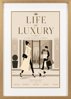 Broadway Playbills Frames theater window card frame - Theater Window Card Frame in Tall Woven Gold