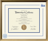 University of California Riverside diploma frame - Icon Founders Edition Diploma Frame in Gold Rush