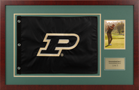 Golf Memorabilia Frames 14x20 golf flag photo frame - Personalized 14' x 20' Golf Flag & Photo Frame in Tahoe