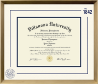 Villanova University diploma frame - Icon Founders Edition Diploma Frame in Gold Rush