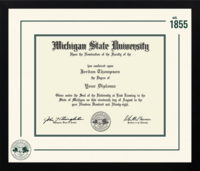 Michigan State University diploma frame - Icon Founders Edition Diploma Frame in Gotham