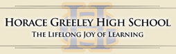 Horace Greeley High School in New York logo